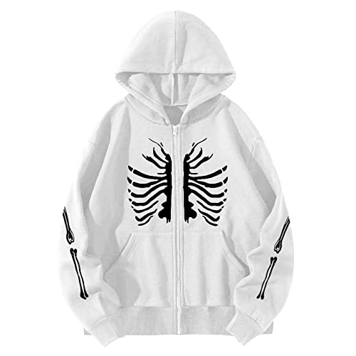 Sweat à capuche vintage pour homme et femme au style punk et streetwear