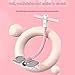 Cslica Multifunctional Pedal Puller Resistance Rope,Foot Pedal Resistance Band,Pedal Puller Resistance Rope,6-Tube Elastic Yoga Pedal Puller Resistance Band (Pink,Basic Model)