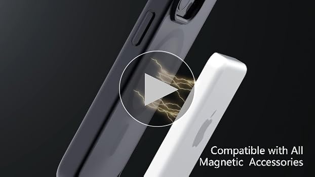 FNTCASE For IPhone 16 Plus Case: Magnetic Matte Textured Slim