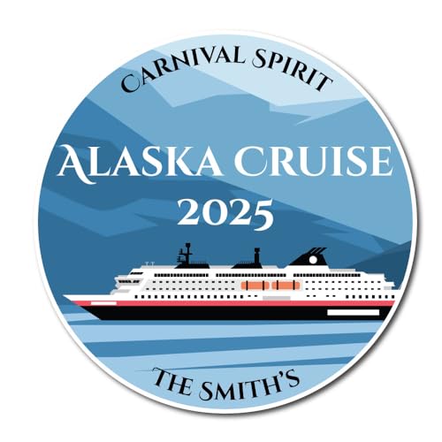 Imán de puerta para crucero Alaska 7x7 pulgadas miniatura 1