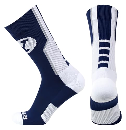 Donegal Bay BYU Cougars Sports Blue Performance Socks - NCAA Officially Licensed - One Size Fits Most