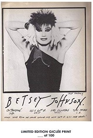 Amazon ロストポスター レアポスター ファッションショー ベッツィジョンソン ジークレーレプリント D 100 12 18 アートフレーム ポスター オンライン通販