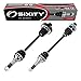 2008-2013 Yamaha 700 Rhino 4X4 Rear Left Right Axles XT Pair Back Driver Passenger YXR7FDGR FDR FHD Complete Side