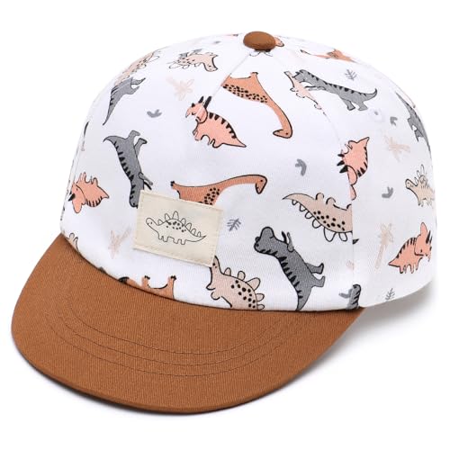 Duoyeree Toddler Baby Baseball hat Infant Baseball Cap Soft Cotton Snapback hat Boys(0-3M)