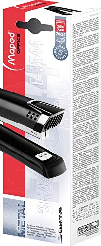 Grampeador 26/6, Maped, Essentials Metal Fosco Full Strip, 354411