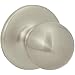 Kwikset 200P 15 CP Polo Hall and Closet Knob, Satin Nickel