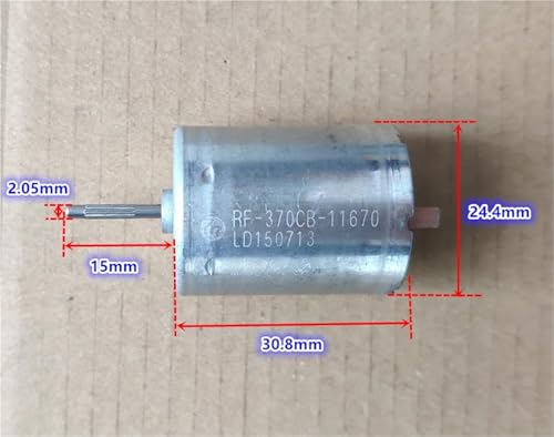 Moteur CC RF-370CB-11670 à vitesse variable 3000 à 6000 tr/min et brosse métallique durable
