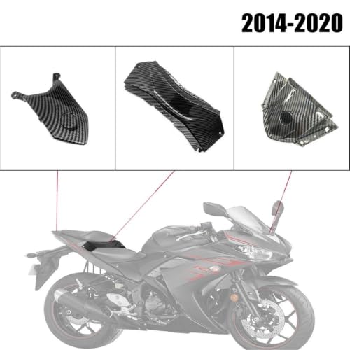 Capot de selle pour YZF-R3 finition premium cache de carénage rigide abs - 2