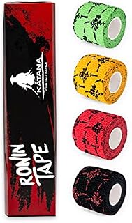 RoninTape Katana - Pack 6 - Tape for CrossFit, Hookgrip, Bar, Barbell - Elastic + Glue