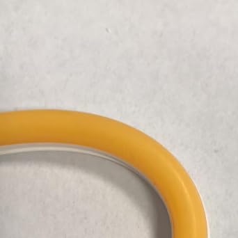 Separated Neon Flexible LED Light Strip Cover, 164ft 6mm Wear Free DIY Bendable Silicone Diffuser Cover Yellow, ZZC-SNC-01