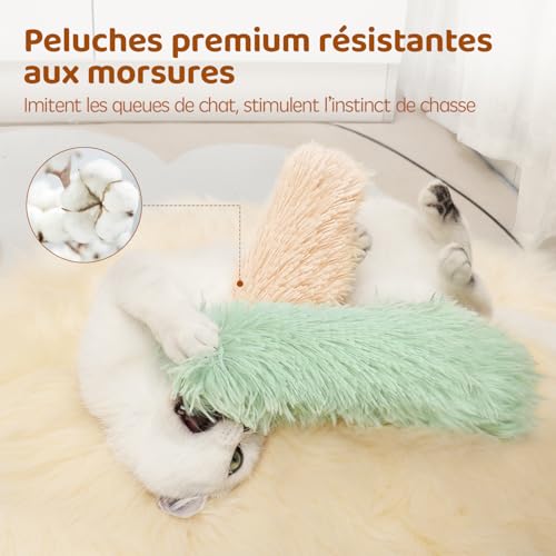 Potaroma Lot de 3 Jouets à Herbe à Chat – Oreillers Interactifs avec Bruit de Froissement pour Chatons et Chats d’Appartement – Image 6