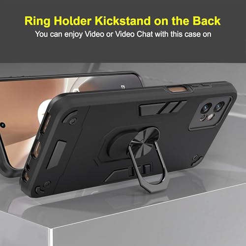 Image of NDCOM for Moto G32 Cover - Premium Motorola G32 Back Cover, Enhance Your Device with Our Moto G32 Back Cover Ring Holder Case