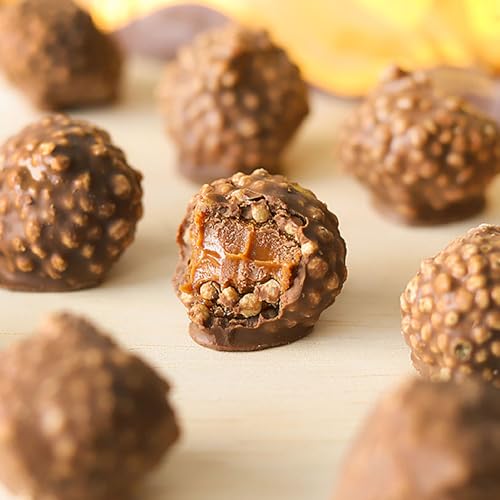 Mini Bombom Crocante com Caramelo (Pouch com 54 Gramas)