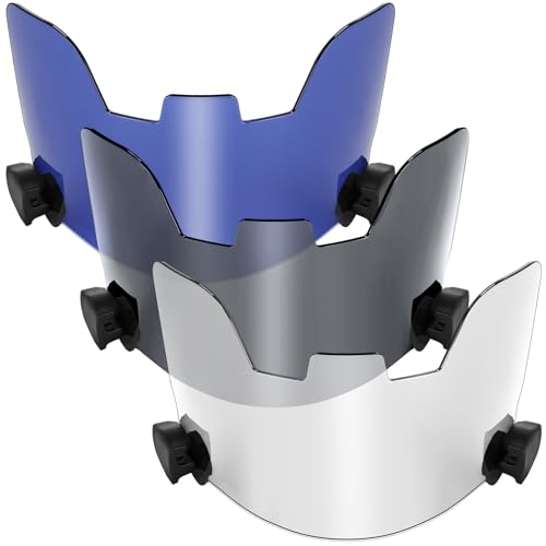 Chapou 3 Pack Football Visor for Youth Adult Football Helmets