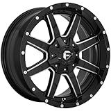 Fuel D610 Maverick 20x10 6x135/6x5.5' -24mm Black/Milled Wheel Rim 20' Inch D61020009845