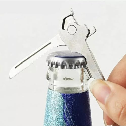 Image of 8-in-1 Keychain Multi Tool | Compact Portable Multitool Gadget for Hiking, Traveling, Camping, Picnic, Outdoor Sports, Pocket Utility Tool, Survival Gear