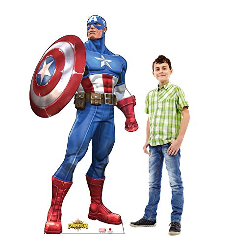 Advanced Graphics Captain America (Marvel Contest of Champions Game) 74" x 37" - Thumbnail 3
