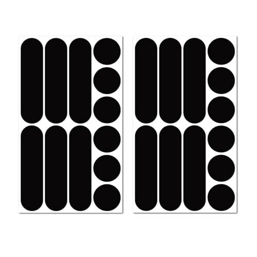 SHYSBV 24 Stück Reflektoren Aufkleber Kit, Retro Reflektierende Sicherheitsfolie für Nacht - Erhöht Sichtbarkeit auf Fahrrädern, Motorradhelmen & Motorrädern