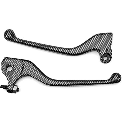 Palanca adaptador Booster imitación carbono para manillar de moto y scooter