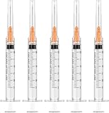 25 Gauge 1 Inch Needle Syringes with 100 PCS, 3ml Luer Lock Industrial Dispensing Accessories Needles,Individually Wrapped