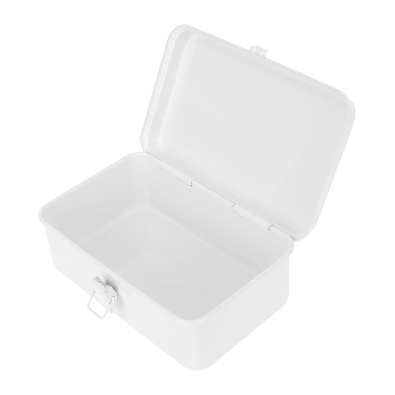 Zerodeko Caja De Almacenaje Práctica Tapa para Escritorio Hierro Gran Capacidad Organizador De Papelería y Herramientas