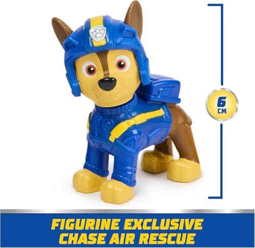 PAW PATROL Air Rescue - Chase’in mermi atan polis kurtarma helikopteri ve Chase oyun figürü (temel araç), 3 yaşından büyük çocuklar için oyuncak - Görsel 3