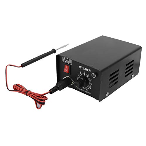 Fydun Soldador de Cera para Joyería 0 ℃ - 370 ℃ Procesamiento de Joyería Fabricación de Máquina de Soldadura por Calentamiento Negro Enchufe Estadounidense 110 V Familia Aplicada