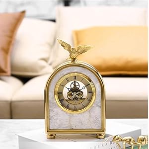 Desk Clock,Modern Mantel Clock, Ornaments Living Room Table Clock,Home Mute Creative Table Clock, for Living Room, Fireplace Desk ClockModern Mantel Clock Ornaments Living Room Table ClockHome Mute Creative Table Clock for Living Room Fireplace