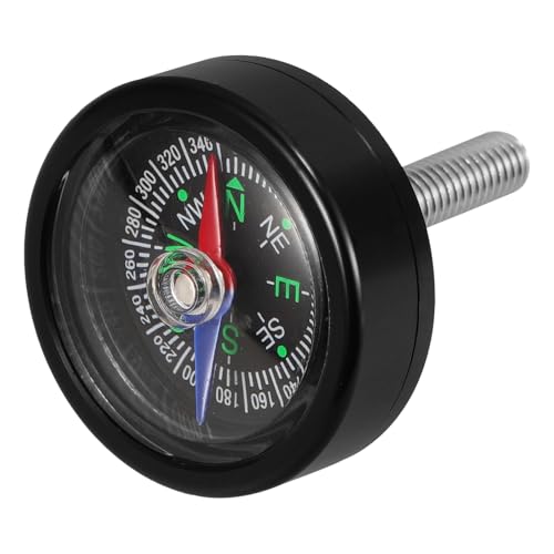 ABOOFAN Multifunktionaler Fahrradkompass Kleines Robustes Zubehör für Mountainbike und Rennrad Präzise Navigation Einfache Montage Am Lenker Langlebig und Vielseitig für Outdoor radtouren
