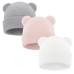 3 Pcs White/Grey/Pink