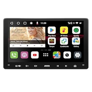 ATOTO S8 UN 9″ QLED Double Din Android Car Stereo, 8-Core 6G+128G, Wireless CarPlay & Android Auto in-Dash Navigation, Built-in 4G LTE, 4 * 49W Amp, 2 Bluetooth,GPS Tracking, VSV&LRV, S8G2099UN
