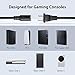 AC Power Cord Cable 6FT Compatible with Sony PS4 Slim, PS3 Slim, PS3 Super Slim, PS5 Xbox One X/S Xbox Series X/S Console, 2-Prong Non-Polarized Power Replacement Cord