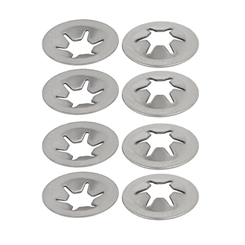 Aexit 6mm Torx Civil Equipment Hardware Accessories Retaining Ring Bearing Clamping Washer Stroller Accessory 8pcs Model:74as360qo293