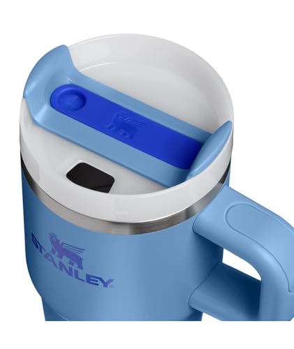Image of STANLEY Quencher H2.0 Tumbler with Handle and Straw 20 oz | Flowstate 3-Position Lid | Cup Holder Compatible for Travel | Insulated Stainless Steel Cup | BPA-Free | Blue Sky