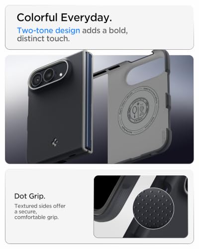 Image of Spigen Nano Pop MagFit Case for iPhone Duo Fold /Ultra, Black Sesame