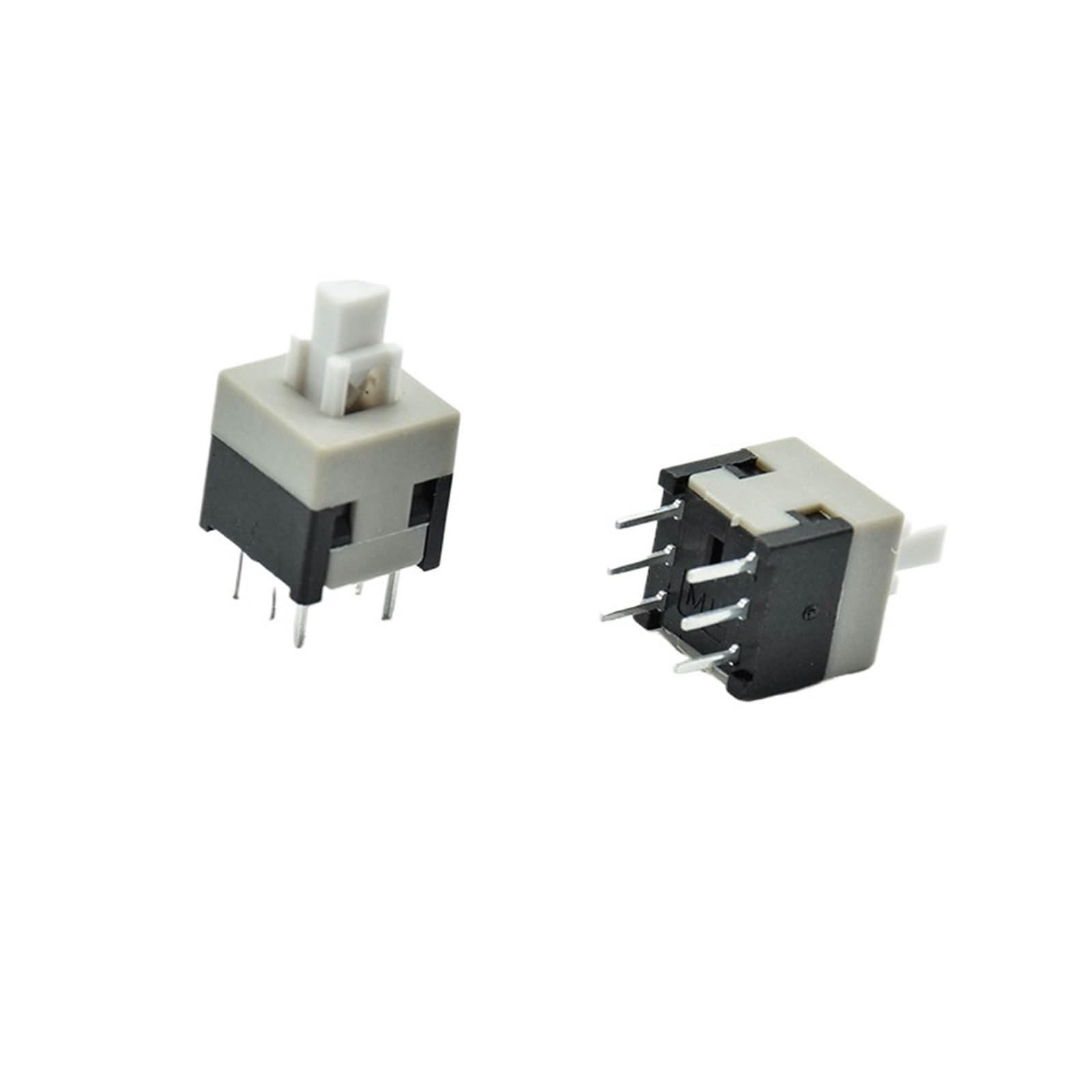 Interruptor de bloqueo automático de 6 pines para proyectos electrónicos pack de 10 unidades