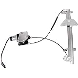 Power Window Regulator with Motor Assembly for 1998-2003 Dodge Durango & 2000-2004 Dodge Dakota Crew Cab Pickup, Front LH Driver Side.