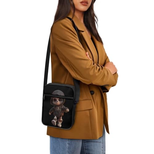 Small Crossbody Shoulder Bags Polyester Satchel Messenger Sling Purse Bag for Women Men4