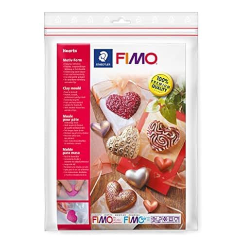 Moule Fimo à motifs coeurs résolvant les problèmes de déformation au démoulage