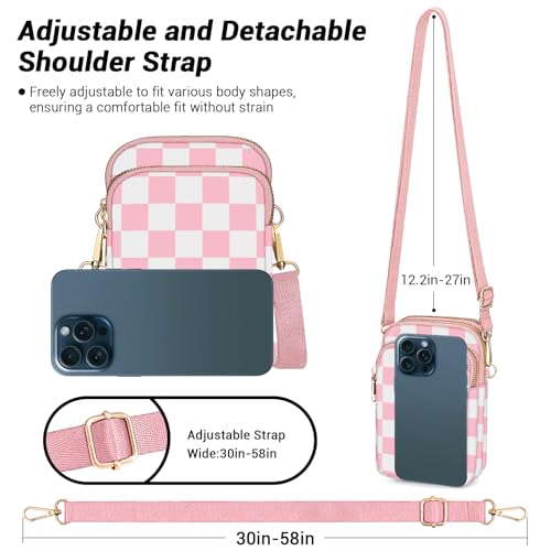 Image of YINHEXI Small Crossbody Bags for Women, Mini Cell Phone Wallet Purse, Shoulder Bag for Women and Men