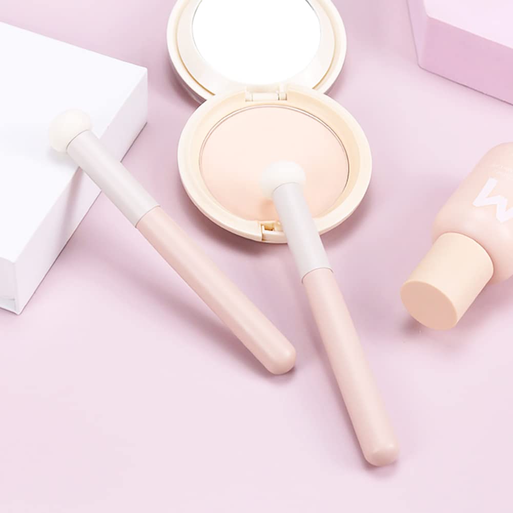 8 Pcs Sponge Makeup Applicator With Handle,Eyeshadow Makeup Cponges for Foundation,Makeup Sponge and Brushes for Women : Beauty & Personal Care