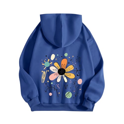 Sweatshirt avec poche cordon coupe ample pour masquer les rondeurs - 4