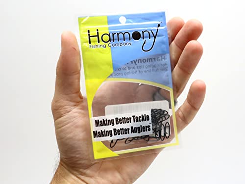 Harmony Fishing Stealth Clips (25 Pack) [Black Stainless] (15mm (40# Test)) - Thumbnail 5