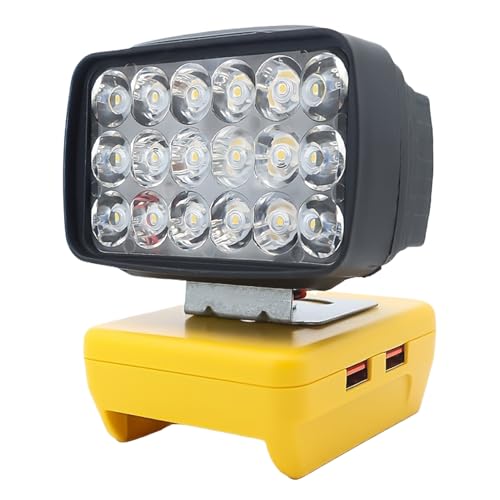 Lámpara de trabajo LED de 54W y construcción en ABS Metal para uso diario