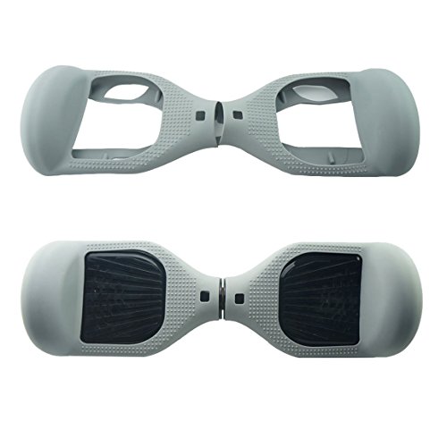 Fbsport 6.5inch Silicone Scratch Protector Cover Case For 2 Wheels Self Balancing Electric Scooter (Gray)