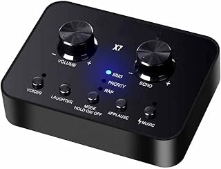 LHLLHL External Sound Card Headset Microphone Webcast Live Broadcast Voice Changer Sound Card