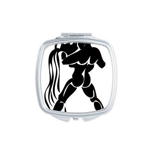 Miroir portable Verseau pour en finir avec le maquillage raté à cause du manque de miroir