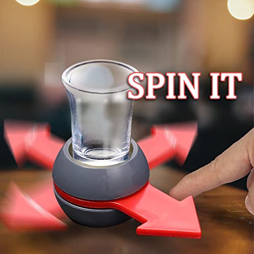 Shot Spinner,Spin The Shot,Shot Glasses,Spin The Bottle,Fun Party Game,Portable #TOP1
