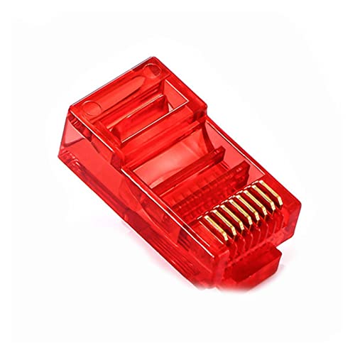 Têtes de cristal Cat5e RJ45 connecteur réseau lot de 100 pièces pour câble Ethernet