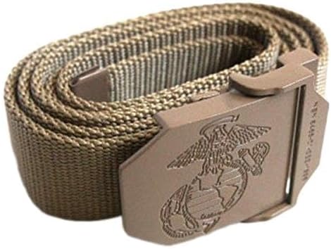 アメリカ海兵隊 エンブレム ユーティリティー ベルト コヨーテブラウン